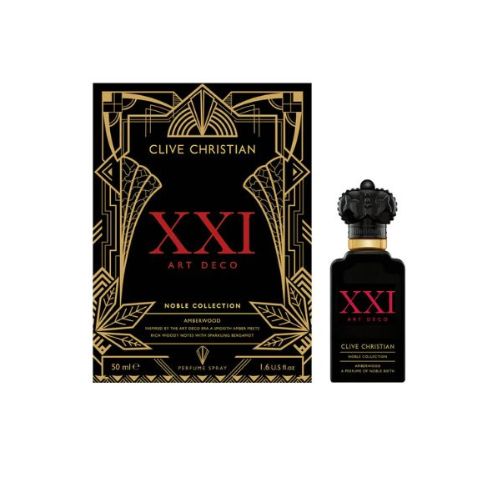 נוביל קולקשן - XXI ארט דקו אמבר ווד פרפיום לגבר 50 מ''ל - קלייב כריסטיאן